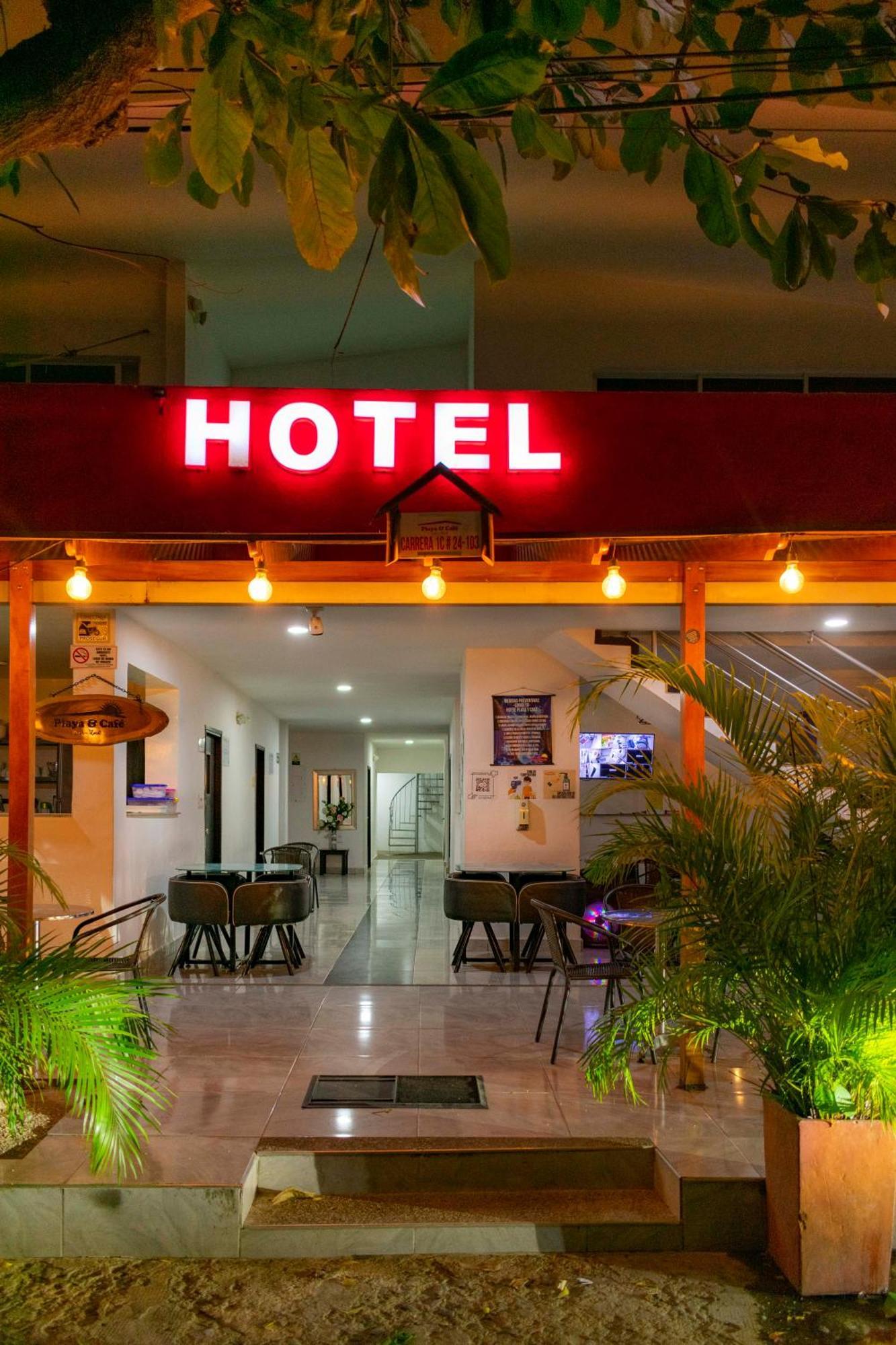 Hotel Playa Y Cafe Santa Marta  Bagian luar foto